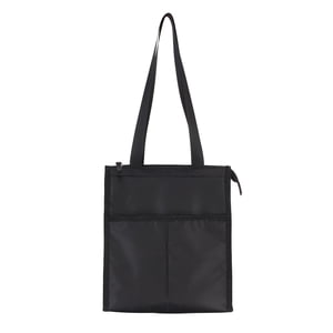 Mainstays Black Polyester Reusable Lunch Bag, 7.5L