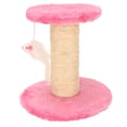 thumbnail image 3 of Arbre à Chat, Poteau à Griffer Interactif Stable à 2 Niveaux pour Intérieur Rose, 3 of 8