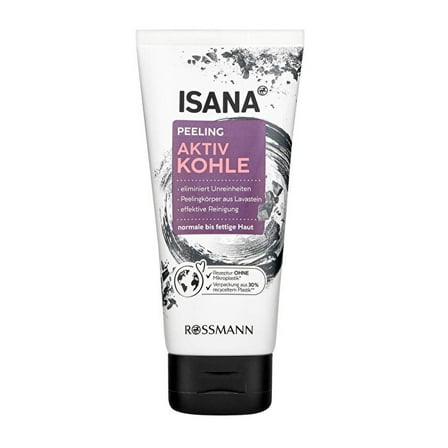 Isana Activated Charcoal Peeling 100 ml