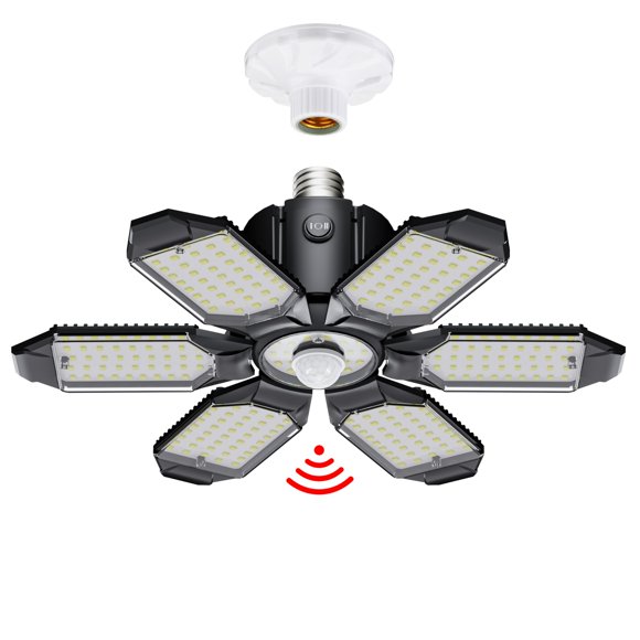 Luz para garaje Craftersmark con sensor de movimiento 200W 20000 lm E26