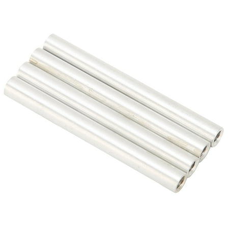 

Aluminum Alloy Column M4x0.7mm Precise Connection Round Standoffs 10Pcs Standard Size Anodized Spacer Fasteners For Supporting Workpiece For Bearing Shaft 56mm