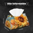 thumbnail image 5 of Sikiie Sunflower Blue Sky Leather Tissue Box Cover Rectangle, Long Tissue Box Cover, Tissue Box Holder, Tissue Holder for Bathroom, 5 of 7