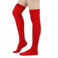 thumbnail image 2 of Halloween 1 pair Women's Thigh High Socks, Polyester Non-Transparent Over-the-Knee Stockings, Halloween Style Stretchy Socks for Cosplay and Party Wear, 2 of 5