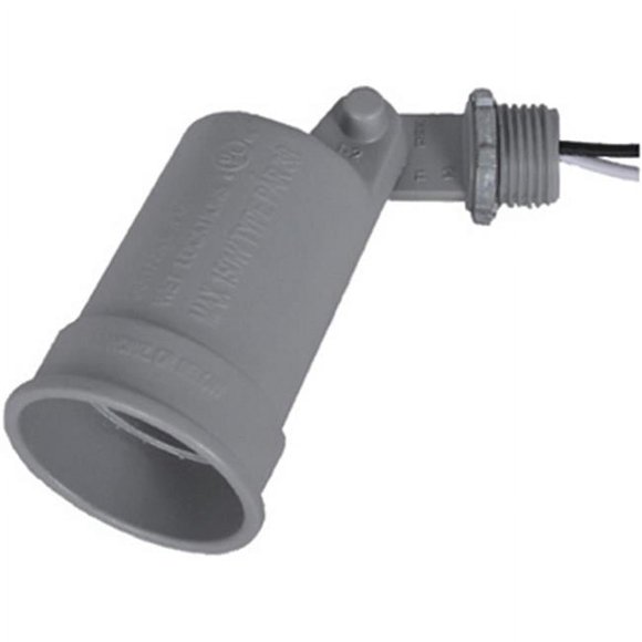Hubbell Electrical LH150-2 Porcelain Socket Lampholder- Gray