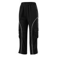 thumbnail image 5 of Sngxgn Women Pants Leggings Women's Casual Long Lounge Pants Drawstring(Black,L), 5 of 6