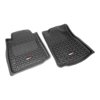 Rugged Ridge by RealTruck | 82904.10 Floor Liner, Front; Black, Compatible with 2005-2011 Toyota Tacoma Regular / Access / Double Cab (Automatic)