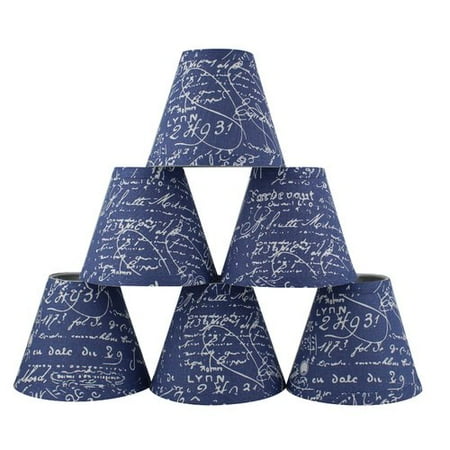 Floral Candelabra Shade Sets - Urbanest 6'' Linen Empire Candelabra Shade (Set of 6)