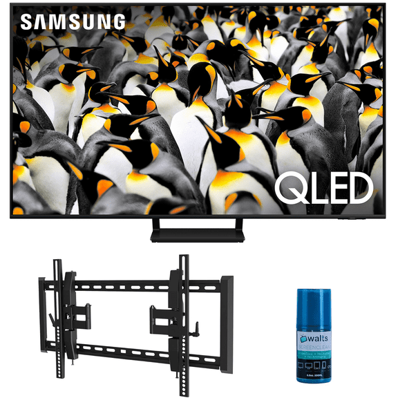 Samsung QN85Q70DAFXZA 85 Inch Class QLED 4K Smart TV with a Walts TV TILT-EXTENSION-37-90 Tilt Mount for 37-90 Inch Compatible TVs and Walts HDTV Screen Cleaner Kit (2024)