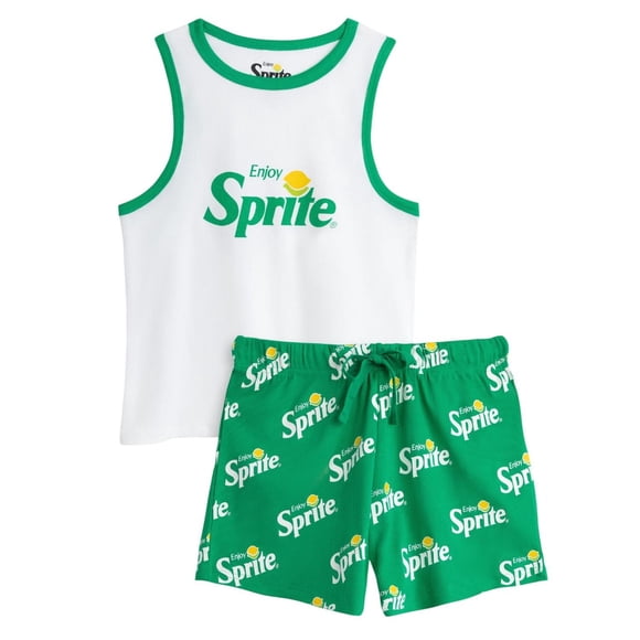Sprite Womens Enjoy Short-Sleeved Short Pyjama Set