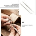 thumbnail image 3 of STRANDCHIC 2Pcs Multi-Purpose Stainless Steel Tweezers with Precision Round Tip for Home and Laboratory Use, 3 of 8