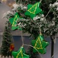 thumbnail image 2 of Yuarrent Tira de luces LED impermeable para interiores, luz de Navidad, lámpara de plástico con forma de estrella, dormitorio, boda, árbol, suministros Kits de decoración para fiestas Yuarrent HA070307-00, 2 of 6