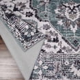 thumbnail image 5 of Superior Mahi Ornate Floral Washable Indoor Area Rug, 12' x 18', Turquoise, 5 of 8