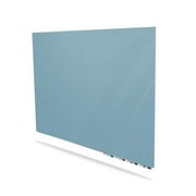 Ghent ARIASN23DM Aria Low Profile Non-Magnetic Glass Whiteboard, 2 x 3 ft. - Denim