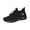 Black, variant on IEMIEMIEM Women's Running Shoes 2026 Breathable Soft-Soled Low-top Slip on Walking Training Shoes Comfortable Outdoor Sports Sneakers Black 8.5 Wide
