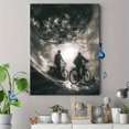 thumbnail image 4 of Qisvanset 12x16 Inch Cyberpunk Neon Bar Canvas Print Wall Art, 4 of 5