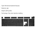 thumbnail image 4 of 104-Key Colorful Backlit Gaming Keycap Replacement Set for Mechanical Keyboard, ABS Material, Ergonomic OEM Height with Durable and Fade-Resistant Design, 4 of 8