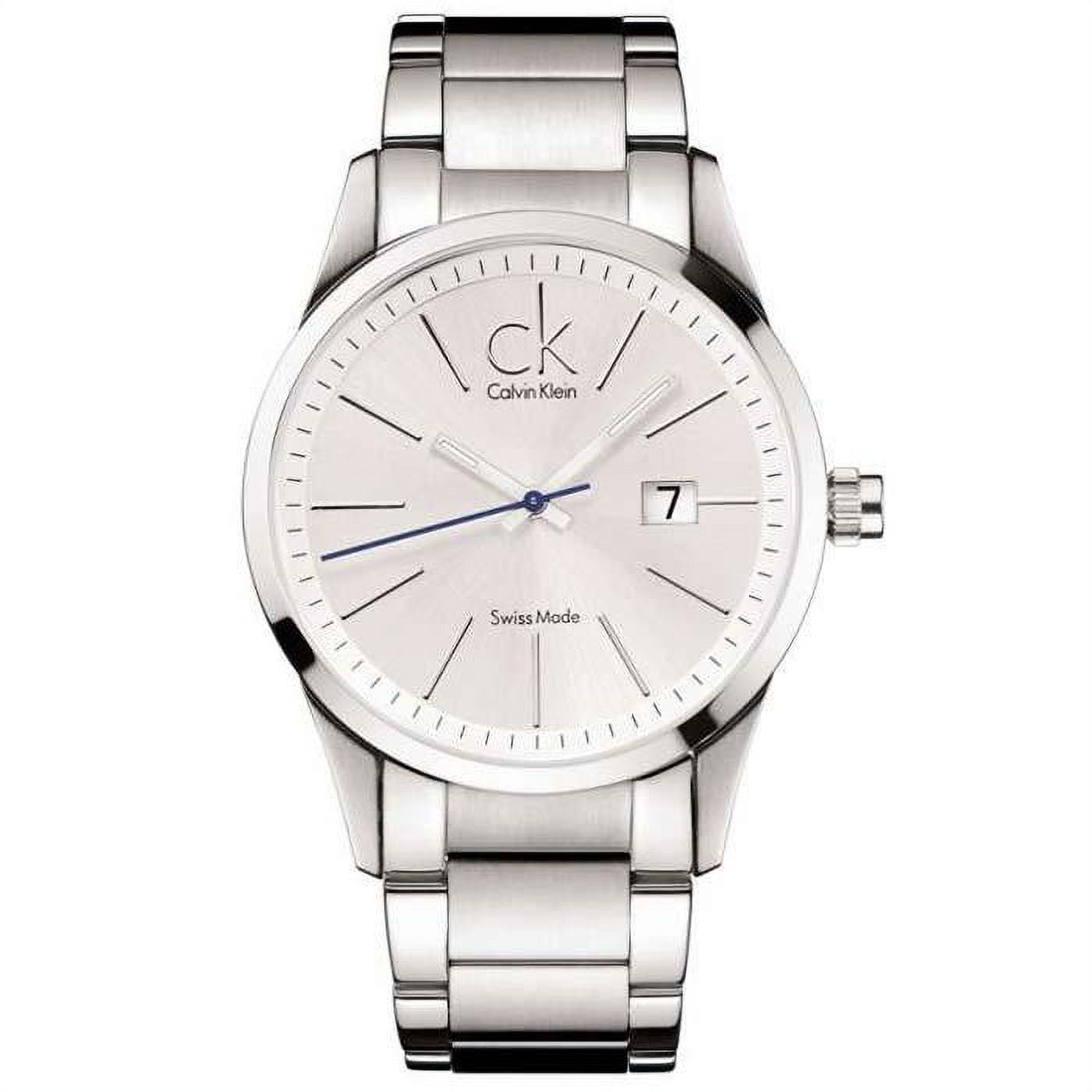 Calvin Klein Men's K2246120 Swiss Made Silver Dial Stainless Steel