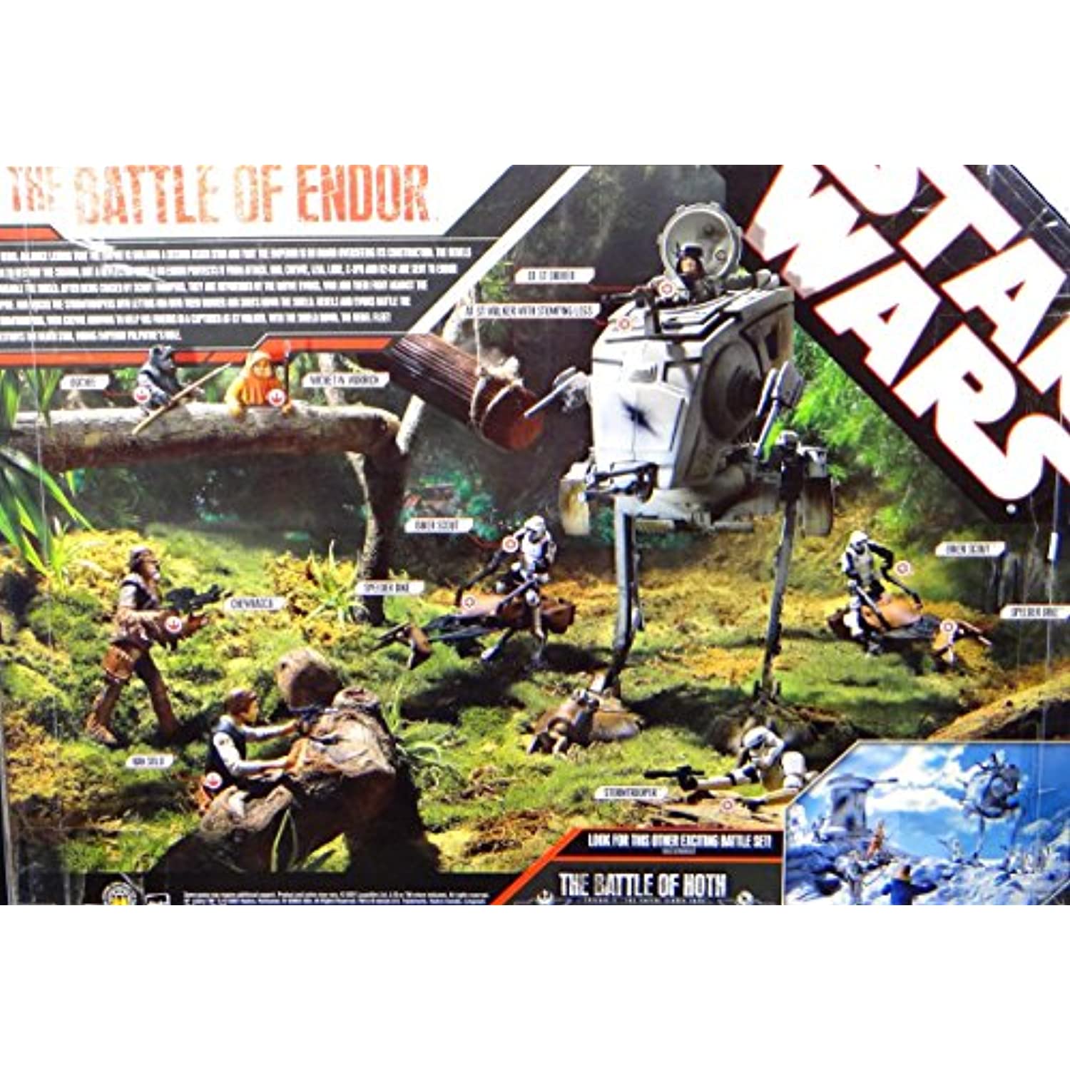 HASBRO  スターウォーズ バトルパック Battle of Endor Amazon.com: Star Wars 3.75