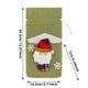 thumbnail image 3 of Reusable Christmas Wine Bottle Bag Fabric Drawstring Santa Snowman Holiday Party Decoration Gift Packaging for Festive Gatherings, 3 of 6