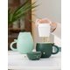 thumbnail image 4 of Cute Cat Tea Cup with Infuser Lucky Cat Coffee Mug with Lid Ceramic Mug for Cat Lovers 300 ml (Mint Green), 4 of 4