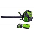 thumbnail image 1 of Greenworks PRO 80V Cordless Backpack Blower, Battery and Charger Not Included - Tool Only BPB80L00, 1 of 4