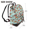 thumbnail image 2 of Fotbe Dachshund Christmas Play Mochila Bolso con Estampado para Mujer, Mochila Antirrobo de Nylon Impermeable, Bolsa Ligera de Hombro, 2 of 4
