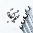 thumbnail image 2 of CATIEBYE 25 Pcs Écrou à Bride en Acier Inoxydable pour Usage Industriel et Résistance aux Vibrations, 2 of 3