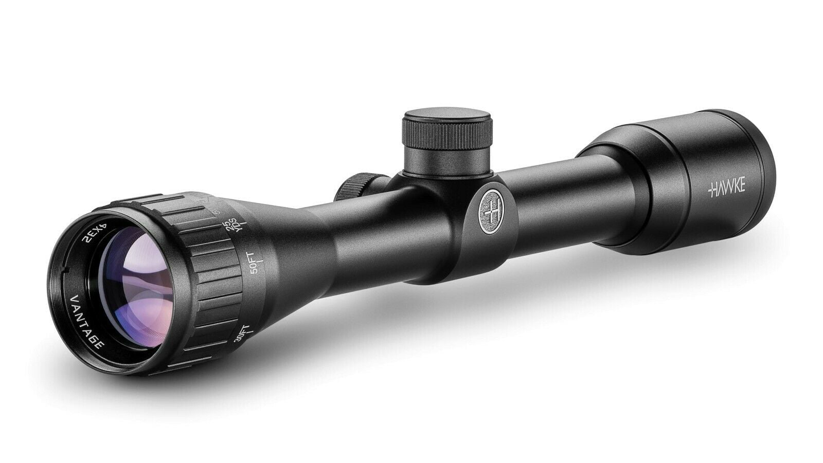 Hawke Vantage 4x32 Mil Dot Reticle Riflescope, Black, 1" Tube, 1/4 MOA - 14101