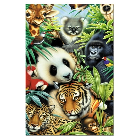 Tree-Free Greetings All Occasion Greeting Card 12 Pack, 4x6, Tiger Panda Group (FS66800)