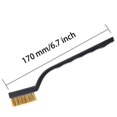 thumbnail image 3 of Lefu 12x Wire Brush Mini Small Steel Copper DIY Paint Rust Remover Removal Metal(12pcs/set), 3 of 9