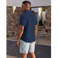 thumbnail image 5 of COOFANDY Men' Short Sleeve Casual Shirts Button Down Shirt Textured Beach Summer Wedding Shirt, 5 of 6
