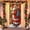 A, variant on LmnLft Santa Claus Christmas Door Curtain, 90x180cm Holiday Door Hanging Banner for Festive Party Decoration