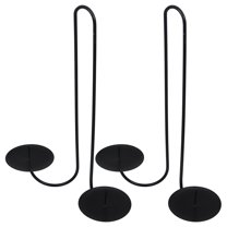 WORGEOUS 2pcs Iron Double Armed Candle Sconce Decorative Candle Sconce Vintage Candle Sconce Holder for Stairway Living Room Home Wall Decors