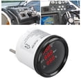 thumbnail image 1 of Jauge de Tension Numérique Pression d'Huile Température de l'Eau Rétroéclairage Rouge IP67 Cadre en Acier Inoxydable Anti-Buée Couvercle en Verre Grand Gamme 9 32V pour Bateaux Yachts RVs, 1 of 7