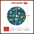 thumbnail image 4 of Bingfone Christmas Tree Skirt Mat Christmas Decoration Interior 30"-Cartoon Heavy Equipment, 4 of 8