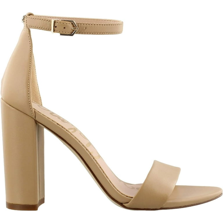 Sam Edelman Women s Yaro Heels Classic Nude Leather 9M Walmart