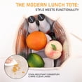 thumbnail image 3 of Bolsa de almuerzo TELLUMO con aislamiento de pana, 7,5 L, color fresa, 3 of 8