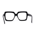 thumbnail image 2 of SA106 Super Oversize Granny Thick Plastic Ironic Eyeglasses Matte Black, 2 of 4