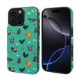 thumbnail image 5 of WIRESTER Case with Card Holder, RFID Blocking Wallet Case Durable PU Leather Kickstand Slim Heavy Duty Shockproof Protective Case for Apple iPhone 16 Pro Max 6.9" 2024, Chicken Pattern, 5 of 7