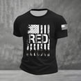 thumbnail image 2 of CHENge Men's R.E.D Friday Shirt On Friday We Wear Red Military Remember Everyone Deployed Unisex-Adults US Flag Classic Fit Short Sleeve T-Shirt, 2 of 3