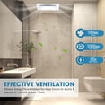 thumbnail image 2 of Extractor de baño con ventilación ligera Tesansi de 100 CFM, 2 of 7