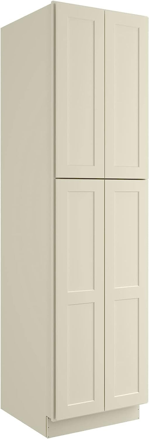 Pantry Tall Narrow with Doors and Adjustable Shelves