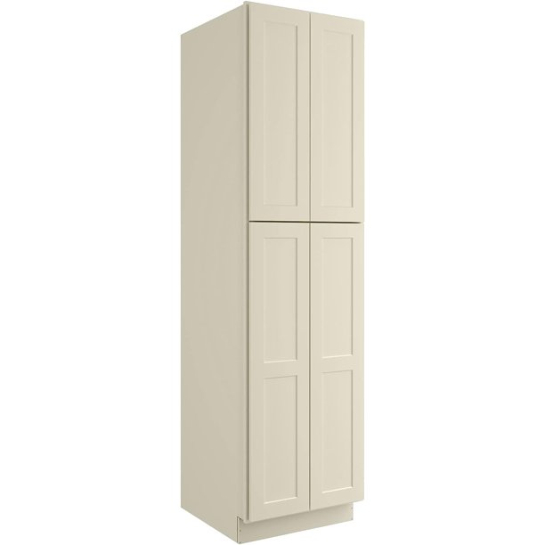Pantry Tall Narrow with Doors and Adjustable Shelves