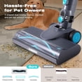 thumbnail image 4 of VoltVac Go Cordless Vacuum Cleaner for Home Pet Hair, 30000PA for Carpets Hard Floors, 50Min Portable Handheld Rechargeable Vacuum, 2 HEPA Filters, Lightweight, 4 of 8