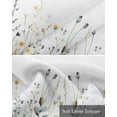 thumbnail image 6 of Elegant Spring Floral Kitchen Valances for Windows Farmhouse Linen Window Valance Curtain for Living Room Window Treatment Pastoral Summer Botanical Valance Rod Pocket Topper Drape, 42 x 18 Inch, 6 of 6