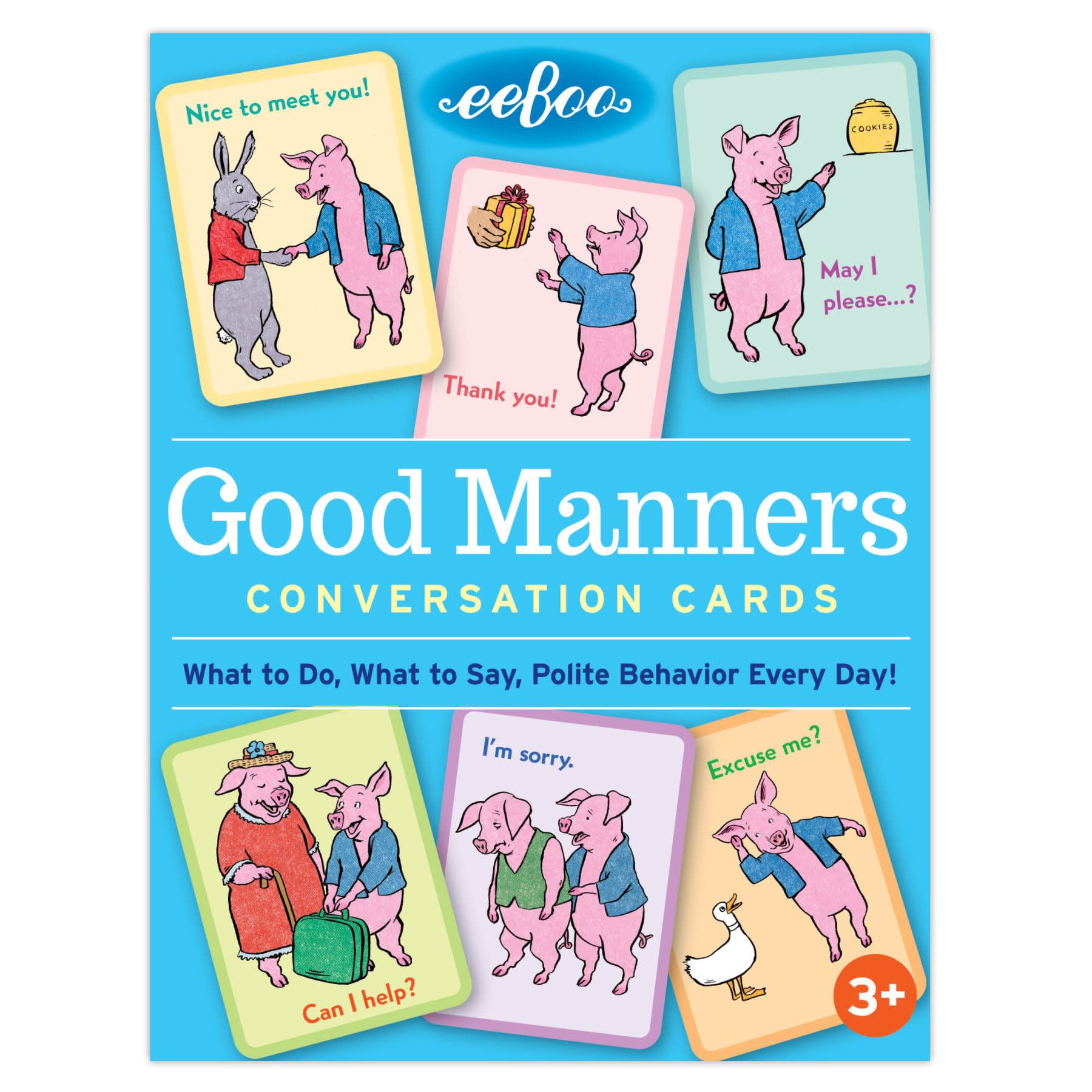 eeBoo Good Manners Conversation Flash Cards