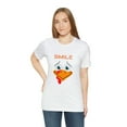 thumbnail image 6 of Smile Turkey Thanksgiving Streetwear Unisex Jersey Short Sleeve T-Shirt, 6 of 12