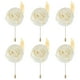 thumbnail image 1 of Uxcell 6 Pcs Ramilletes de Rosa para Novios Pins para Hombres Ceremonia de Boda Aniversario Prom Fiesta Formal, Crema(4.7"x2"), 1 of 7
