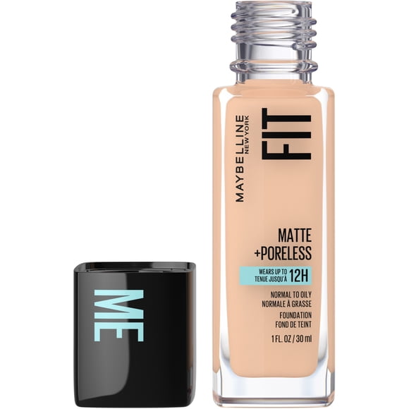 Maybelline New York Fit Me Matte + Poreless Foundation Makeup, Ultra-Lightweight Formula Controls Shine, for Normal to Oily Skin, 125 nude beige ,30 ml