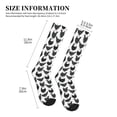 thumbnail image 5 of Bixox Retro Rooster Print Compression Socks,Compression Socks Women & Men Circulation for Medical,Running,Athletic, 5 of 7